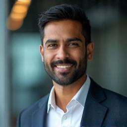 Headshot of Mr. Rajesh Gupta, a leading FinTech Consultant.